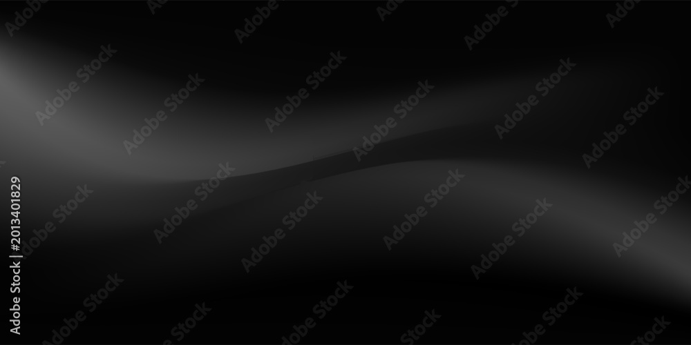 Obraz premium Black luxury fabric background with copy space