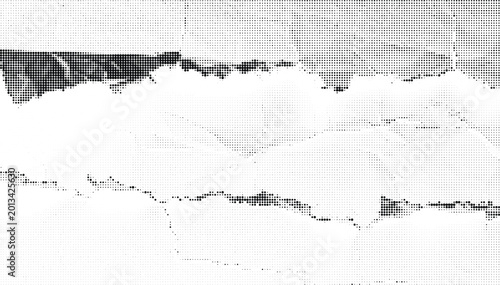 Photos A grayscale image showing a ripped paper with a torn edge on a transparent background