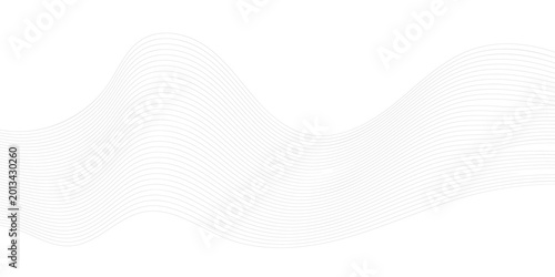 Wavy gray lines on white background wavy lines abstract