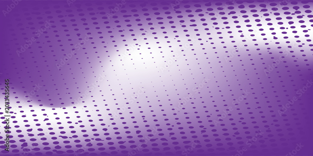 Fototapeta premium Purple halftone background for modern abstract digital design wallpaper graphic print and web layout