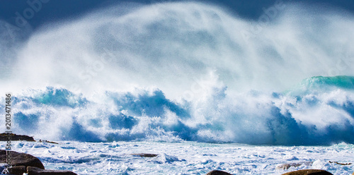 Quadro su tela Powerful Ocean Waves