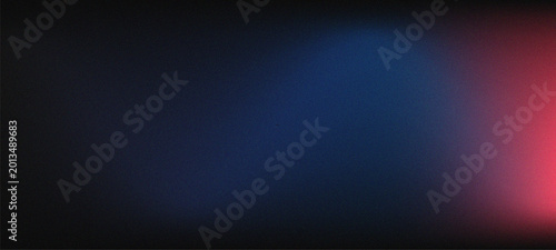 Abstract Dark Blue and Red Grainy Gradient Background with Lo-Fi Film Noise Texture for Modern Minimalist Graphic Design, Cinematic Moody Overlay, and Digital Wallpaper