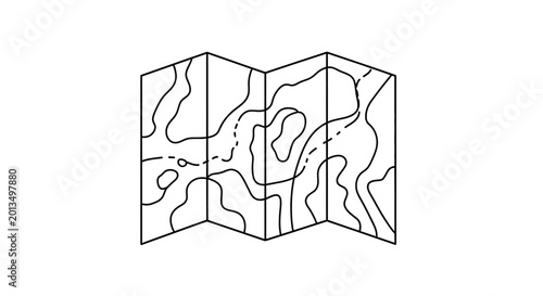 Photos A simple black line drawing of a key on a white background with clean lines and minimal details