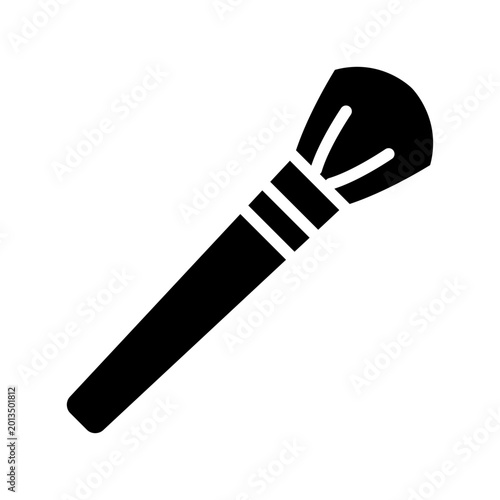 Bild auf Leinwand Inclined makeup brush icon