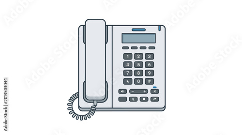 Φωτογραφία Landline Telephone Device Office Communication.