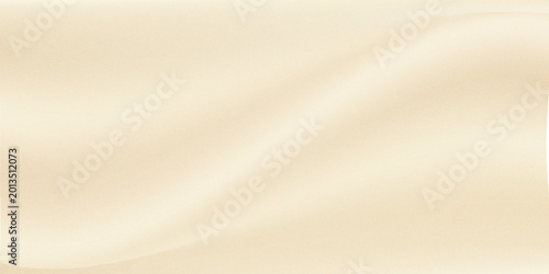 Beige silk gradient with texture background. Pearl studio backdrop. Vanilla gradation bg for luxury and aesthetic design. Gentle satin abstract wallpaper. Watercolor creamy wave on clean cloth.