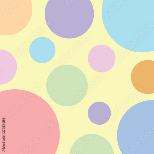 Colorful Circle Pattern Abstract Vector Background Design