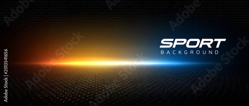 Sport background hexagon mesh abstract light line dynamic energy modern sport background hexagon mesh abstract light line design