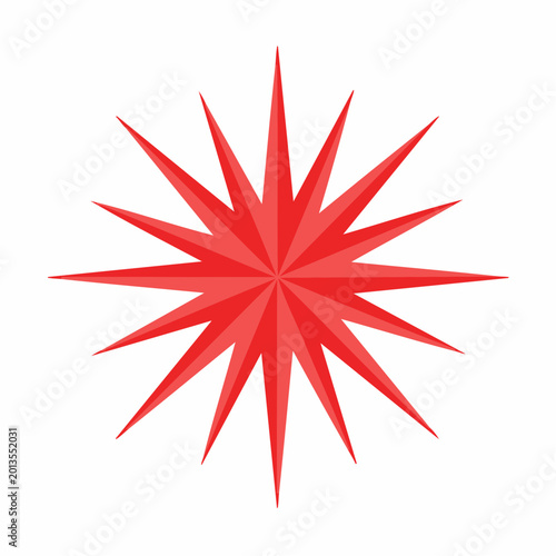 Red Starburst Graphic