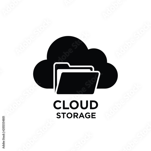 cloud storage icon with file folders high quality professional detailed modern elegant stylish clean crisp vibrant colorful digital creative innovative
