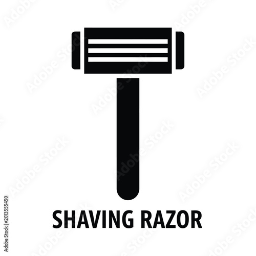 shaving razor icon black and white high quality professional detailed modern elegant stylish clean crisp vibrant colorful digital creative innovative
