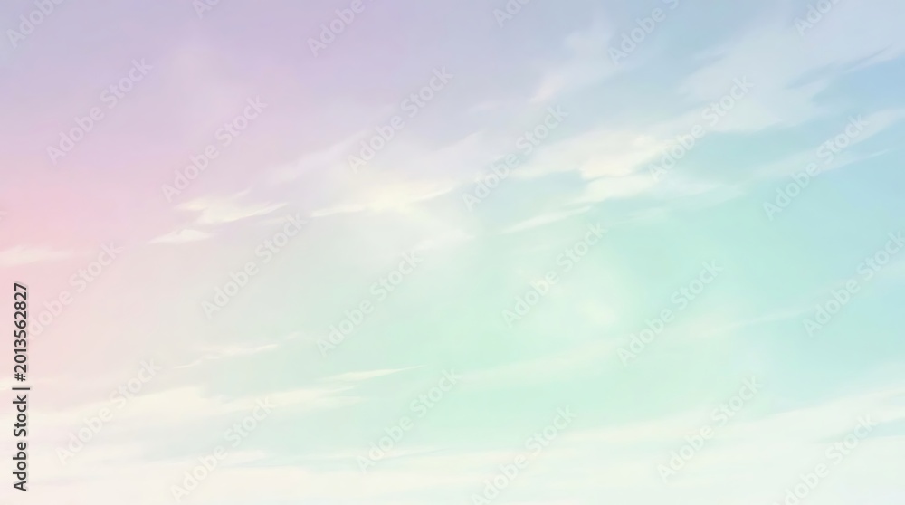 Obraz premium Soft pastel colored sky background texture.