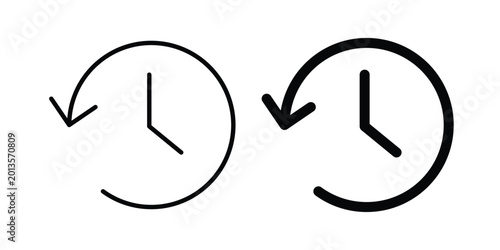 Bild auf Leinwand Past time icon vector concept set