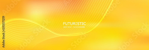 Orange abstract background with glowing circles. Swirl circular lines pattern. Geometric spiral. Twirl element. Modern graphic design. Futuristic technology concept.