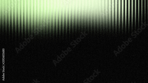 Green and yellow gradient with ribbed glass lines and noise texture for digital display and business presentation graphic.