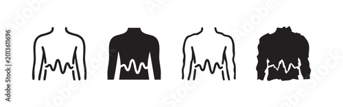 Photos Outline icon of an insecticide spray bottle for pest control and bug repellent, vector illustration