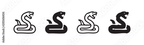 Canvastavla Snake Icons