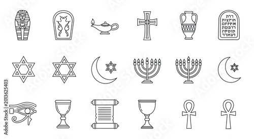 Photos Religious Symbols Collection: Ancient and Modern Icons