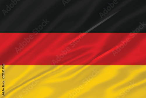 Free Download Official national flag of Germany High-quality vector illustration suitable for independence day celebrations, international events. waving silk texture - GFXLoad