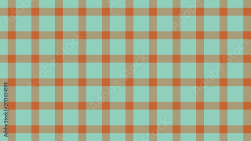 Canvastavla A repeating grid pattern displays squares of teal and orange brown colors interw