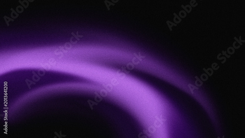 Bild auf Leinwand Abstract Purple Light Arcs On Black Background With Soft Glowing Violet Wave Tex