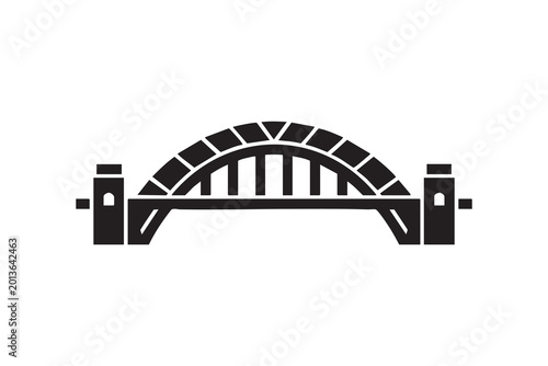 Photography Sydney Harbour Bridge Vector | Australia Landmark Silhouette