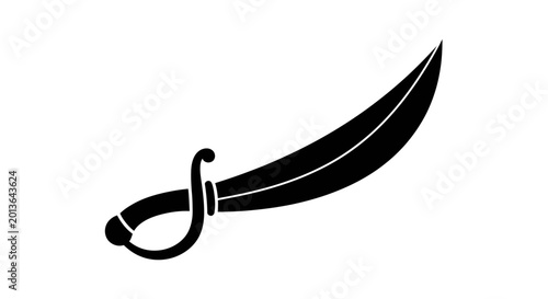 Photos Cutting Edge of a Scimitar Sword.