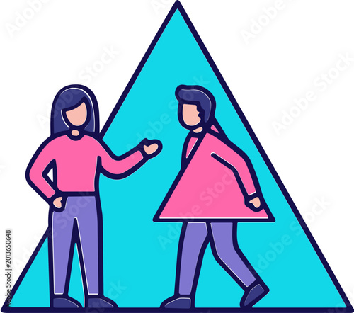 Digital marketing and business concept icon