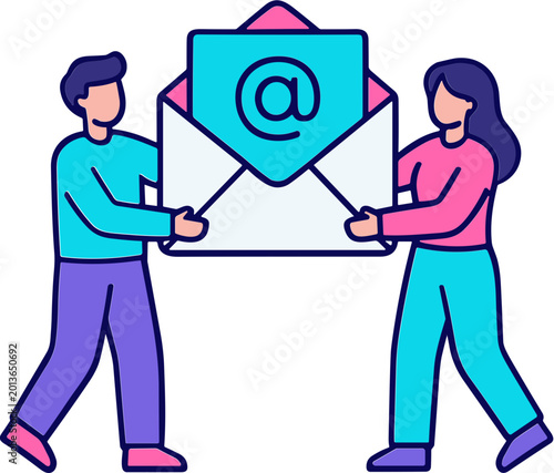 Digital marketing and business concept icon