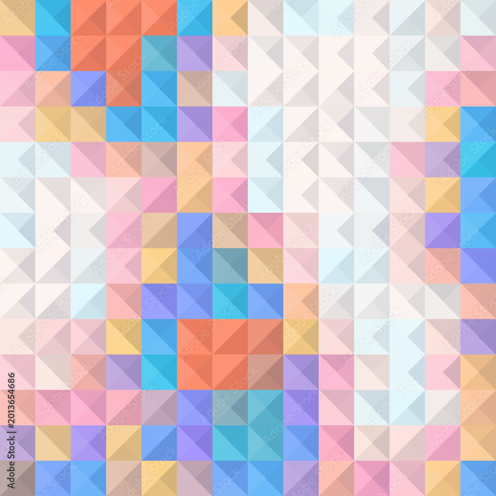 Obraz premium Abstract Polygon Grid with 3D Shading