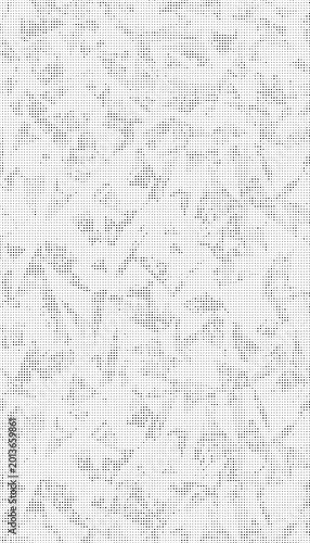 Abstract halftone pattern with distressed grunge texture