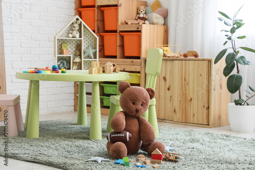 Interior of children's play...