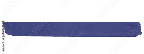 Obraz na plátně Vintage Style Navy Blue Tape Element for Digital Design