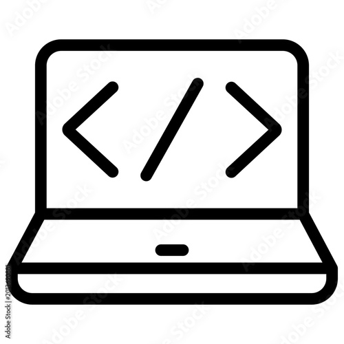 Photos Development icon vector