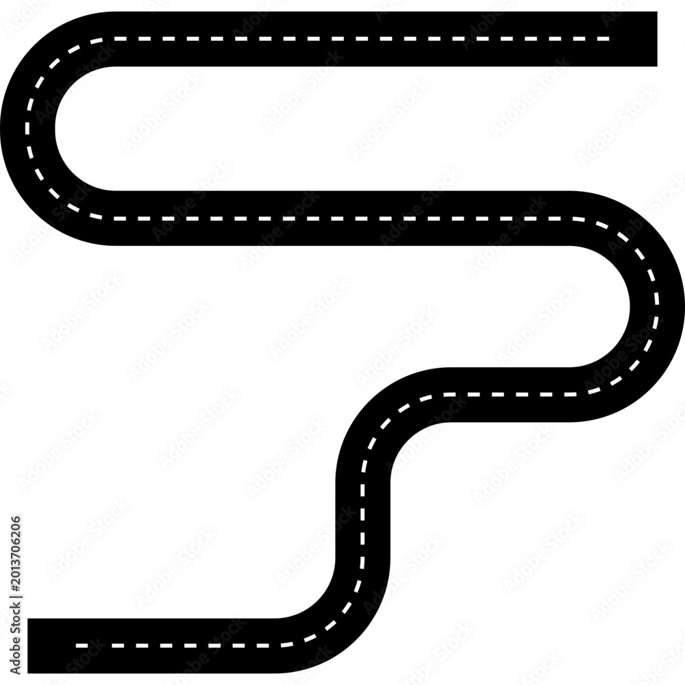 Fototapeta premium Roadmap Process Infographic