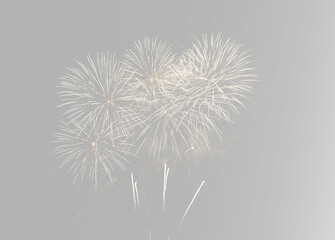 Abstract luxury golden fireworks composition with glowing festive sparkles and radiant particle bursts on elegant dark celebration background overlay