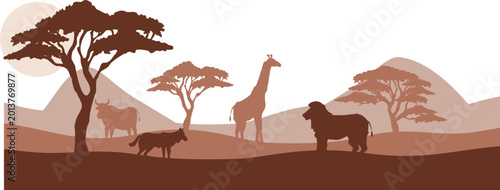 Photography African Animals Silhouettes