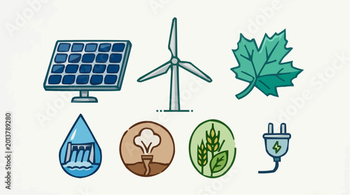 Flat Vector Illustration of Professional Business Team Working in Modern Office