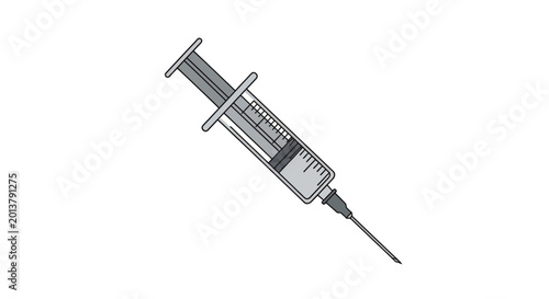 Foto Medical Syringe Icon