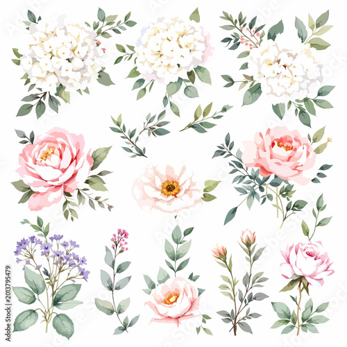 seamless pattern with flowers