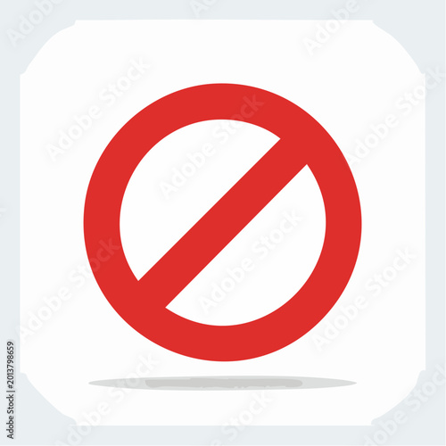 Red Prohibition Sign Free Download Red Prohibition Sign - GFXLoad