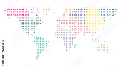 World Map Colorfully Art DESIGN 3489.eps