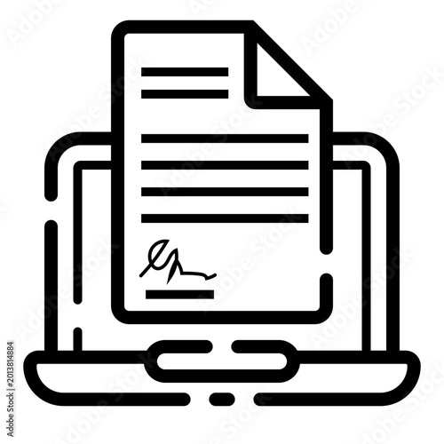 Digital contract signature online