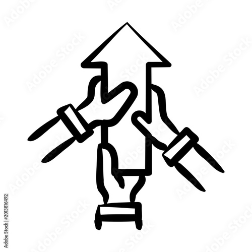 фотографія Commitment Icon - Handdrawn
