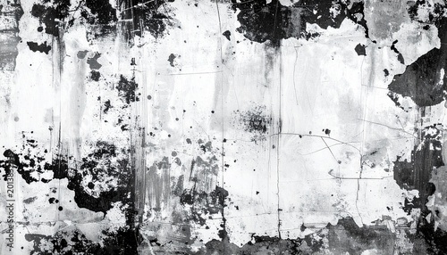Abstract cracked wall texture distressed and peeling paint.