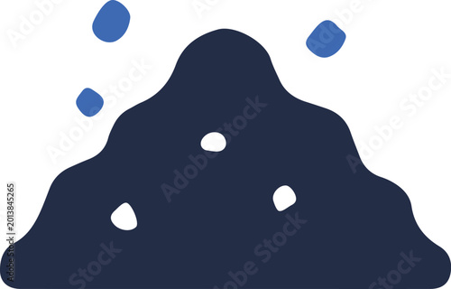 Garbage Pile Flat Icon
