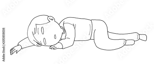 何もやる気がおきない男性　真っ白