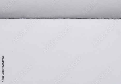 Blank white drawing paper texture from a sketchbook with copy space