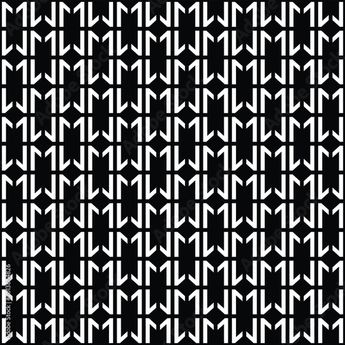 Seamless geometric pattern with bold black and white abstract lines. Minimalist style, perfect for apparel, bandanas, carpets, tiles, and modern wallpaper designs.