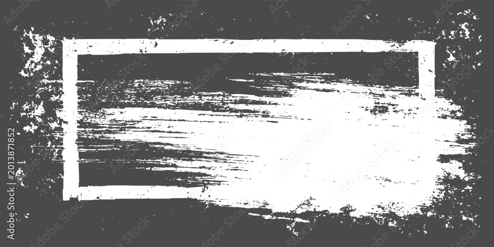 Fototapeta premium Grunge overlay black frame with distressed rough border abstract vintage texture effect.